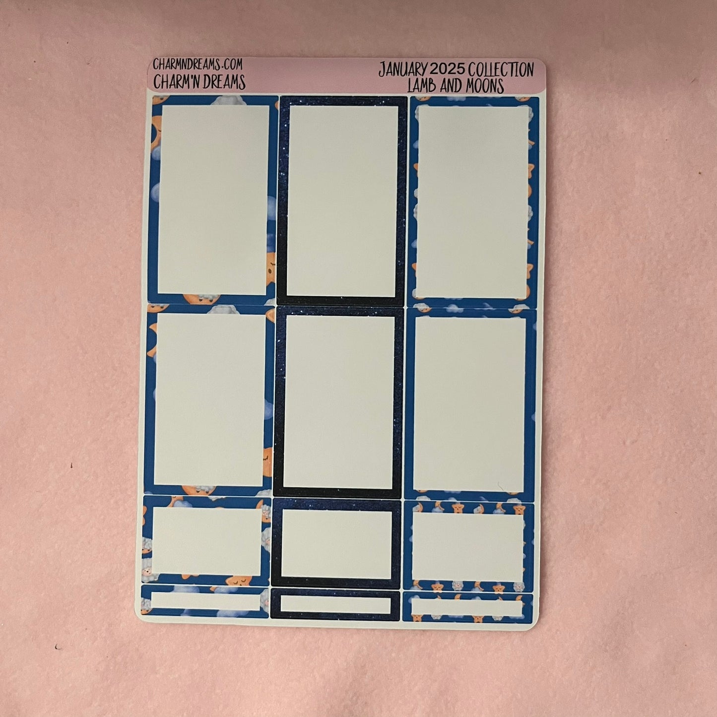 Counting Sheep and Moons Planner Sticker Kit
