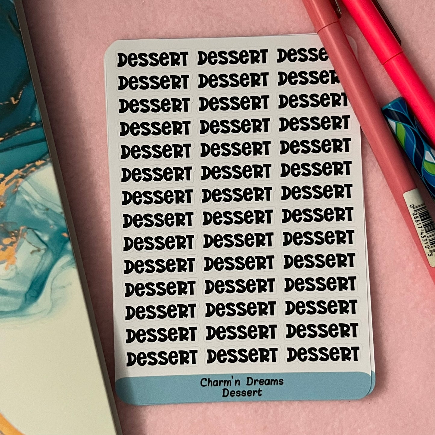 Dessert Functional Planner Stickers