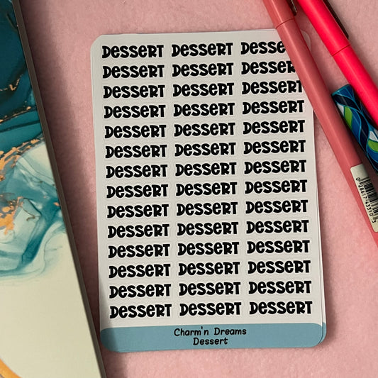 Dessert Functional Planner Stickers