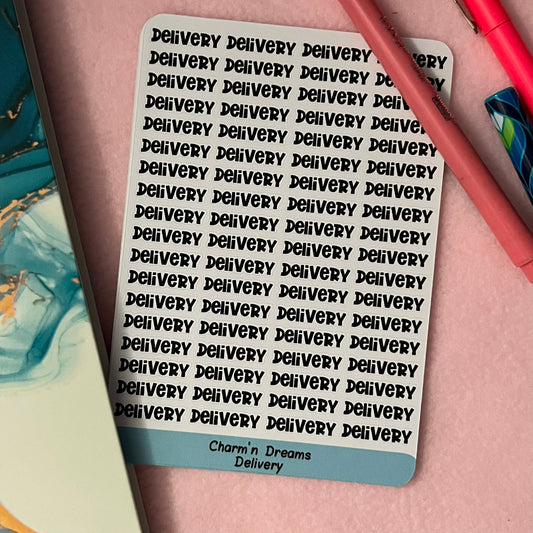 Delivery Functional Planner Stickers