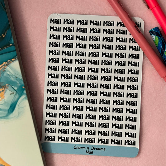 Mail Functional Planner Stickers