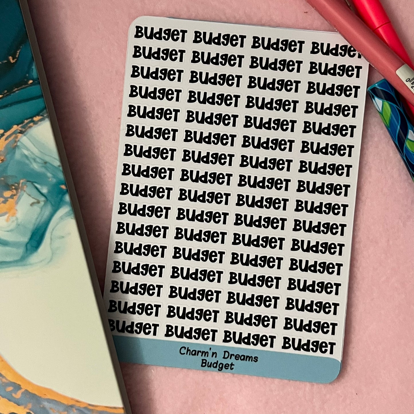 Budget Functional Planner Stickers