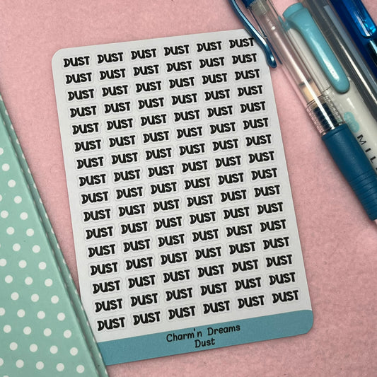 Dust Functional Planner Stickers