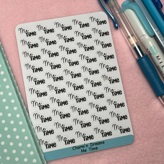 Me Time Functional Planner Stickers