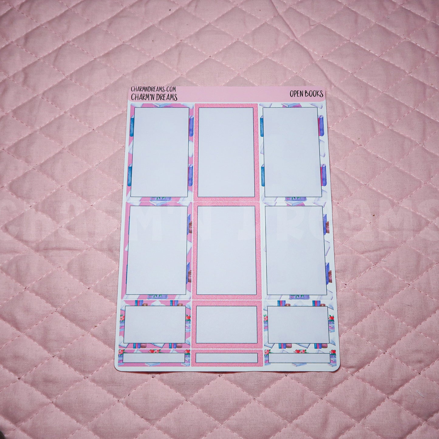 Open Books Planner Sticker Kit