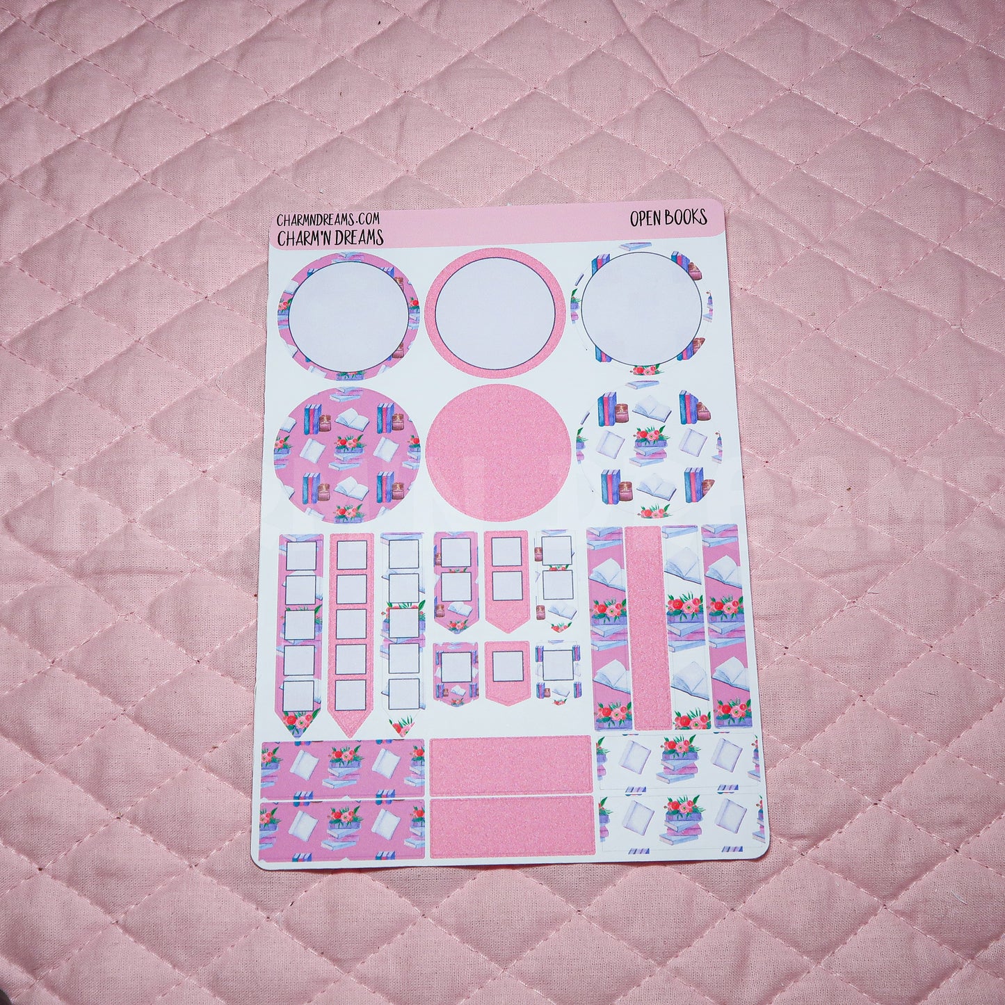 Open Books Planner Sticker Kit