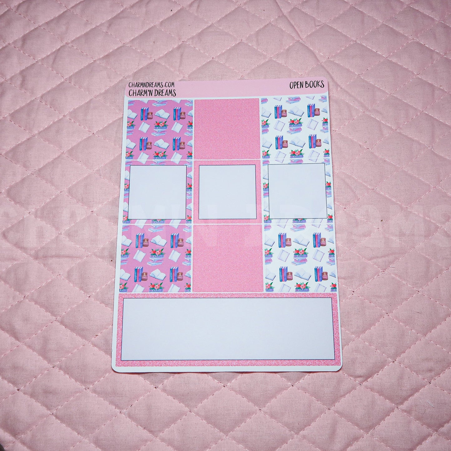 Open Books Planner Sticker Kit