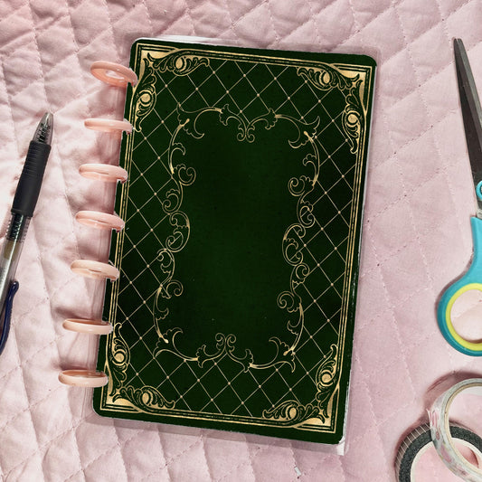 Faux Green Books Cover - Multiple Sizes