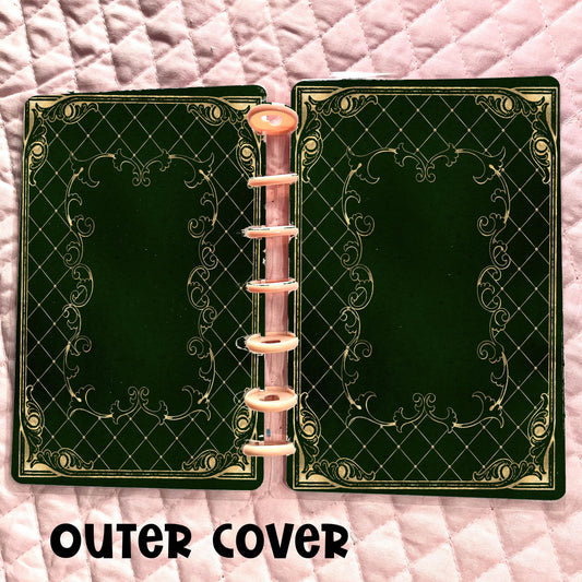 Faux Green Books Cover - Multiple Sizes