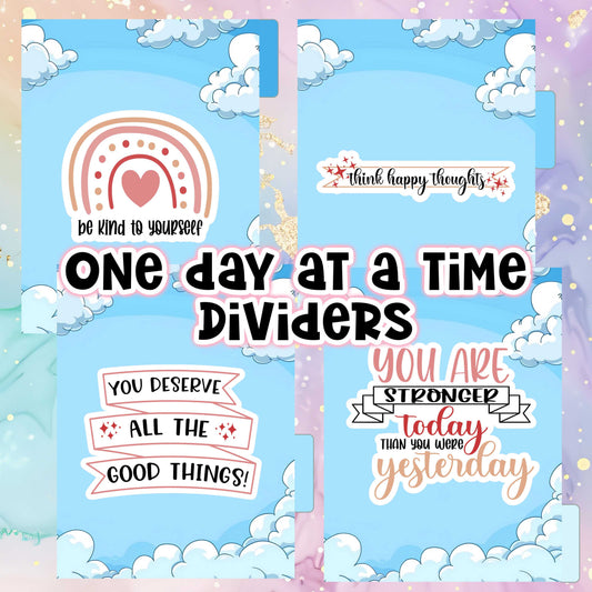 One Day at a Time Dividers - Multiple Sizes