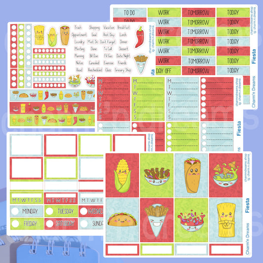Fiesta Premium Planner Sticker Kit